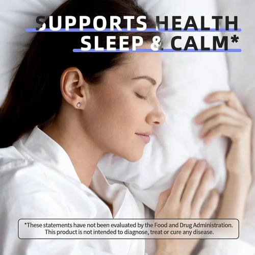 Vista 3 de iMATCHME Cápsulas de glicinato de magnesio 850 mg con L-Teanina, manzanilla y GABA para el sueño, la calma, los músculos, la salud ósea y el apoyo