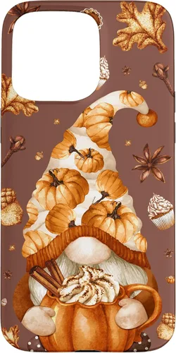 Vista 30 de iPhone 14 Autumn Gnomo Love Pumpkin Spice, Fall Yall y funda de Acción de Gracias