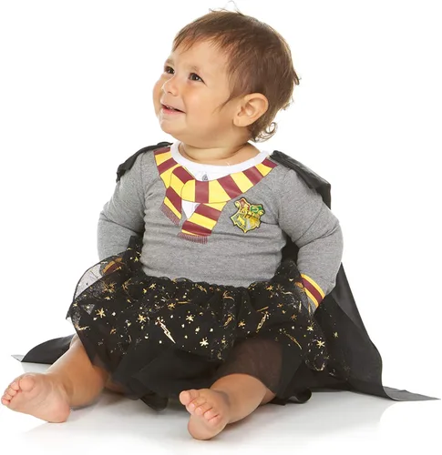 Vista 4 de Harry Potter Infant Baby Girl Costume - Halloween Hooded Dress Cosplay