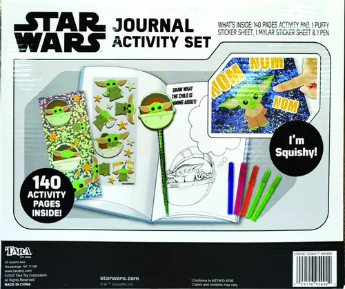Vista 3 de Tara Toys Mandalorian The Child Journal Activity Set (95492)