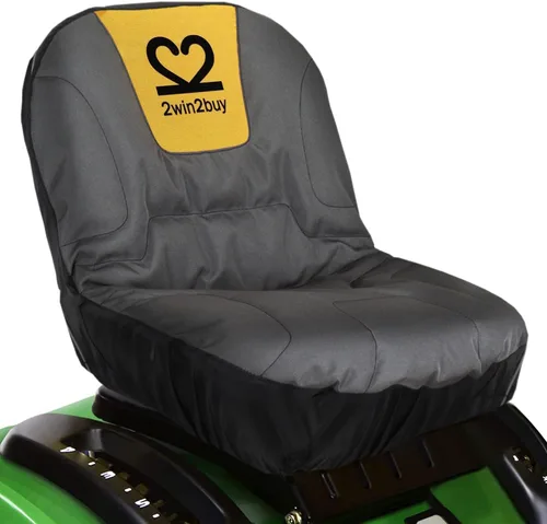 Vista 10 de Funda de asiento para cortacésped, funda de asiento de tractor Oxford de poliéster 600D resistente con superficie acolchada acolchada, funda