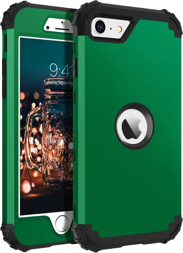 Vista 20 de BENTOBEN Funda para iPhone SE 2022 y iPhone SE 2020, resistente 3 en 1, cuerpo completo, resistente, a prueba de golpes, híbrida de policarbonato