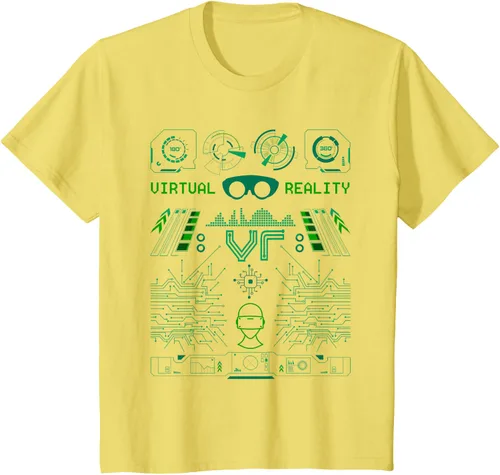 Vista 34 de Camiseta de realidad virtual VR Retro Gamers, Negro, S