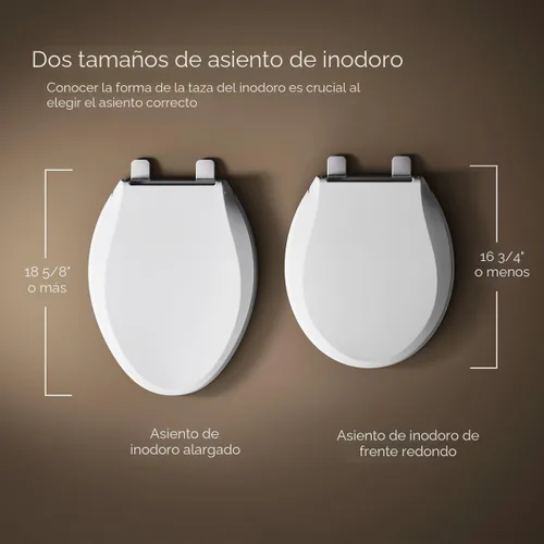 Vista 4 de KOHLER Brevia Quiet Close - Asiento de inodoro alargado, color blanco