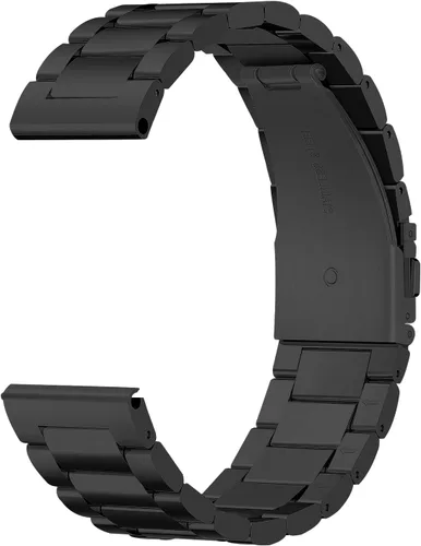 Vista 2 de QUNDAXI Correa de reloj de 0.551in, 0.630in, 0.709in, 0.787in, 0.866in, 0.945in, acero inoxidable, metal de liberación rápida para hombres y mujeres