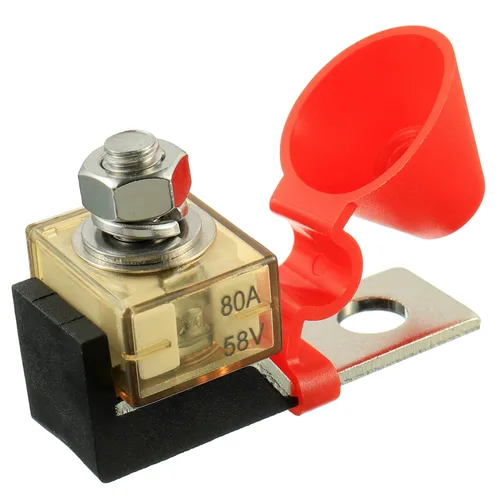 Vista 14 de 30 AMP MRBF bloque de terminales portafusibles solo perno prisionero 5/16" (M8) Fusible de batería clasificado compacto 30A