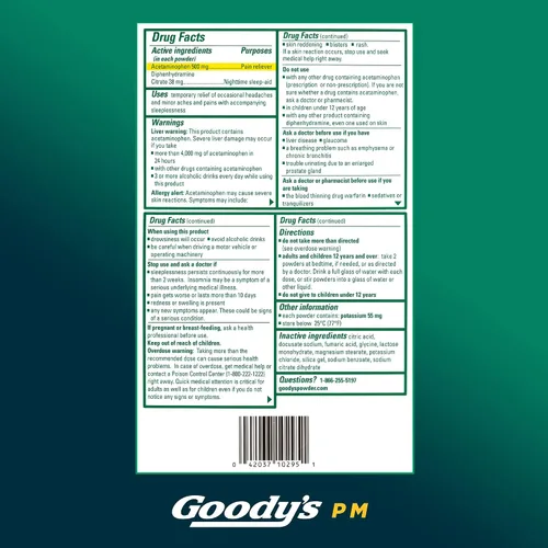 Vista 6 de Goody’s Polvo para dolor de cabeza, 10042037102958, PM, 1