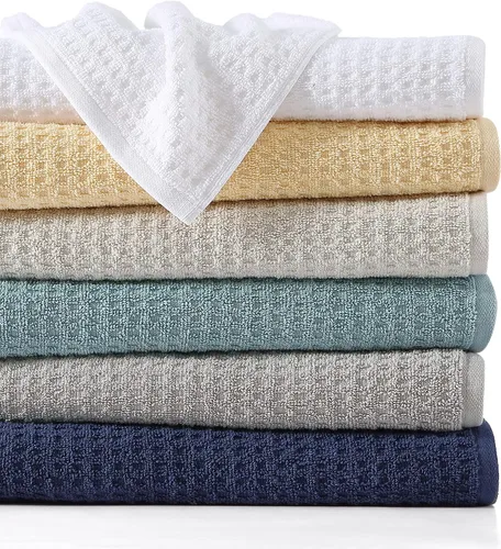 Vista 6 de Tommy Bahama - Toallas de baño, altamente absorbentes y suaves, esenciales para el baño, baja pelusa y resistentes a la decoloración, certificadas