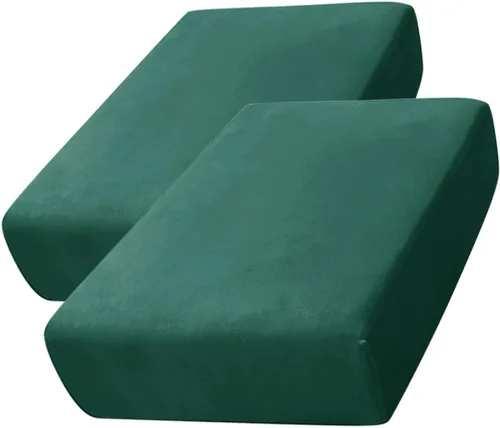 Vista 24 de CONRUSER Funda de cojín elástica de terciopelo suave, funda de cojín de felpa de terciopelo suave, fundas de sofá, protector de muebles con parte