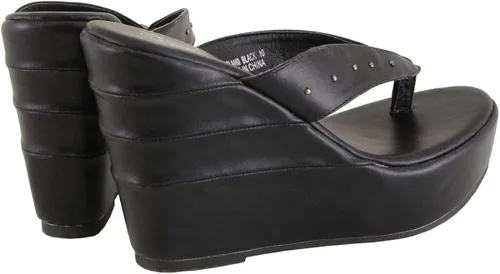 Vista 6 de Milwaukee Performance sandalias de mujer con tacón de cuña con tachas