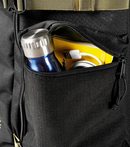 Vista 9 de Roark 5 Day Mule 55L Mochila de viaje de senderismo para hombre Negro