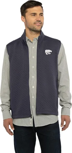 Vista 84 de Vantage Apparel Chaleco Acolchado con Cremallera Completa Universitario para Hombre