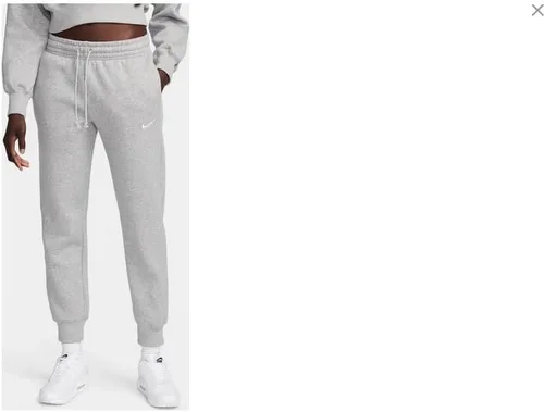 Vista 18 de Nike NSW - Pantalón ajustado de vellón para mujer Negro/Blanco