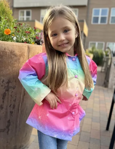 Vista 12 de Arshiner Chamarra impermeable con capucha para niña, para bebé y niño