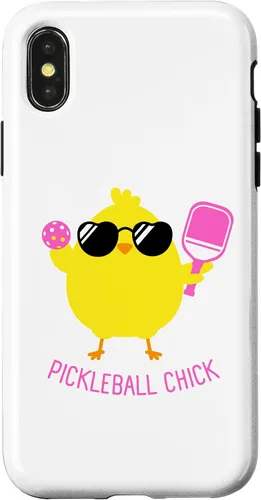 Vista 4 de Camisas divertidas de pickleball para iPhone 15, funda de PICKLEBALL CHICK