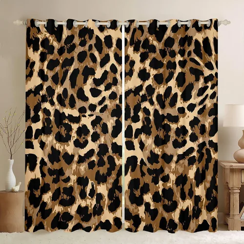 Vista 8 de Erosebridal Cortinas opacas de teñido anudado, cortinas de oscurecimiento de galaxia, tratamiento de ventana de nebulosa, 38 x 45 pulgadas, 2