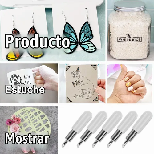Vista 5 de THANMAO 10 cuchillas de corte de repuesto compatibles con Joy/Joy Xtra, corte de tela de vinilo de carburo estándar compatible con Joy Machine