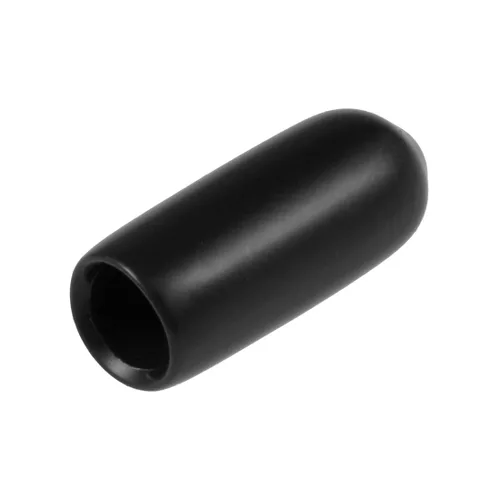 Vista 31 de uxcell 80 tapas de goma de 0.551 in de vinilo de identificación redonda tapa tapa de rosca de tornillo protectores negro