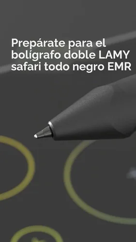 Vista 2 de Lamy Safari Twin Pen All Black Emr - Pc/El
