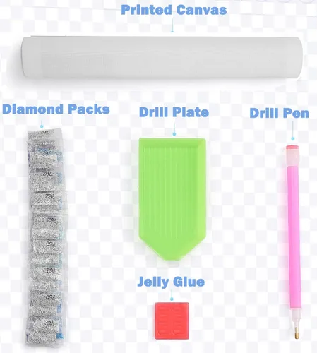 Vista 3 de Apomelo Kits de Arte de Diamantes para Adultos Béisbol Pintura de Arte de Diamantes Deportes Bricolaje Taladro Completo Artesanías de Arte
