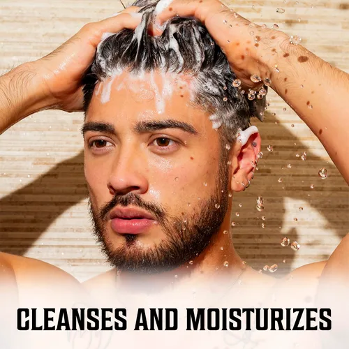 Vista 3 de Viking Revolution Majestic Oud - Juego de champú y acondicionador para hombre con biotina y aceite de jojoba, champú natural para el cabello