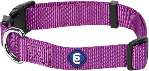 Vista 13 de Blueberry Pet Essentials - Collar clásico para perro, 21 colores, color gris pedernal, tamaño XS, cuello de 8 a 11 pulgadas, collares para perros