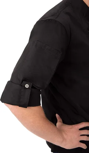 Vista 6 de Chef Works Abrigo de chef Hartford para hombre