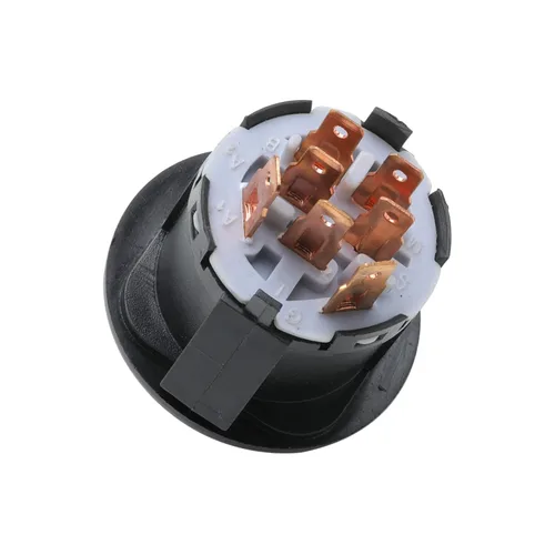 Vista 7 de VIRTIONZ MWIRE - Interruptor de encendido con dos llaves, 4 posiciones, 7 terminales, compatible con Husqvarna Craftsman Dixon Cub Cadet 532175566