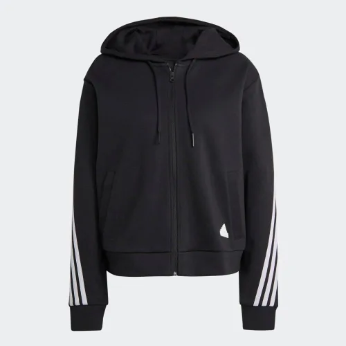 Vista 7 de adidas Sudadera con capucha Future Icon de tres rayas con cremallera completa para mujer