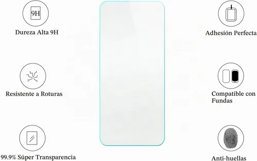 Vista 5 de jioeuinly HotPepper Chilaca HPPL60A - Funda compatible con Hot Pepper Chilaca Plus HPPL60A [con protector de pantalla de vidrio templado]