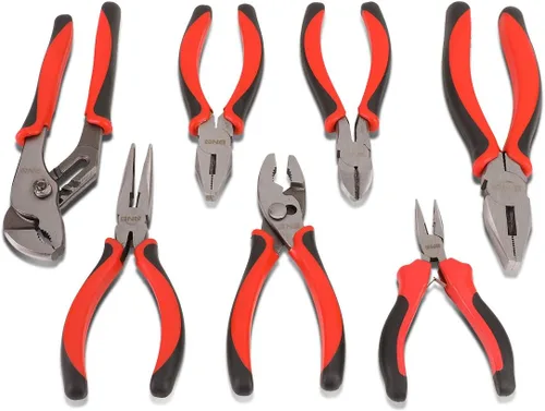 Vista 11 de DNA Motoring TOOLS-00063 - Juego de alicates de 3 piezas, alicates Linesman de 6.5 pulgadas con mandíbulas duraderas, dientes fresados, junta