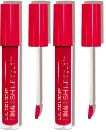 Vista 27 de Manteca de Karité Lip Gloss de lato brillo L.A. Colors, de 0,14 onza, Bebé Pastelillos (Baby Cakes)