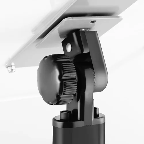 Vista 4 de DISPLAYSWORKER Soporte de pie ajustable de servicio pesado para letreros de pedestal, soporte de letrero acrílico soporte de póster, Base de Piso