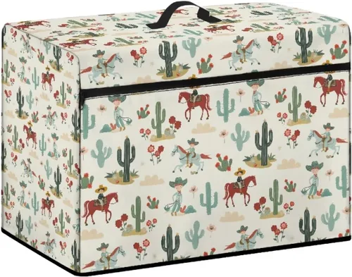 Vista 10 de Funda para máquina de coser de flores hippie grande, cubierta antipolvo, protección de fácil limpieza para máquina de coser, resistente a las Flor