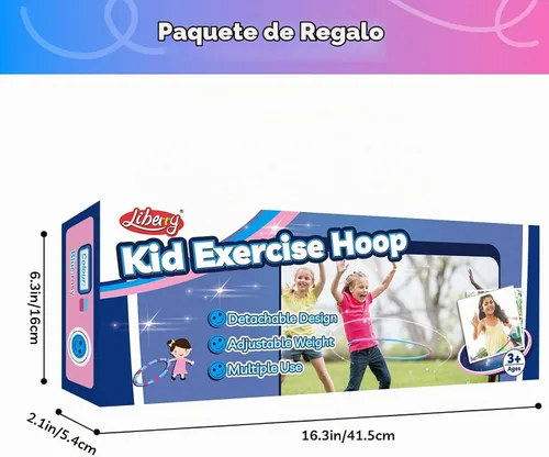 Vista 8 de Liberry Juguete deportivo de aro de ejercicio para niños mayores de 3 años