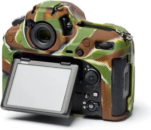 Vista 3 de easyCover Funda de silicona para cámara Nikon D850, camuflaje