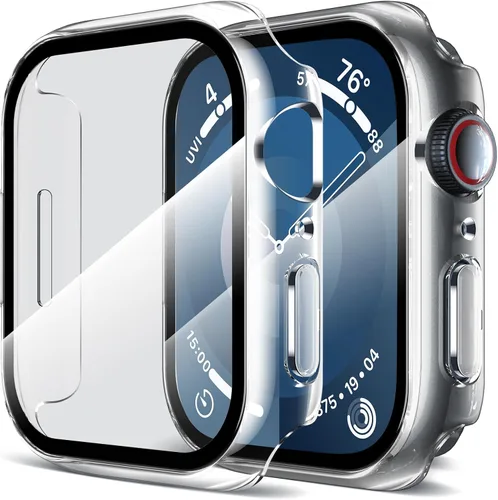 Vista 24 de LK Pack de 3 para Apple Watch Ultra 3 Protector de Pantalla 49mm [Cero-Falla] HD Top 9H Vidrio Templado Apple Watch Ultra / Ultra 2 Protector de Azul