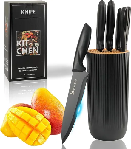 Vista 22 de Cuchillo de chef de 6 pulgadas, cuchillos de cocina, deshuesado de acero inoxidable alemán de alto carbono, cuchillo profesional para carne, aves