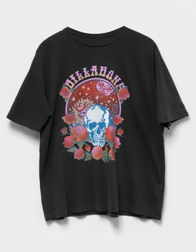 Vista 4 de Billabong Cosmic Garden - Camiseta para mujer, color negro roto