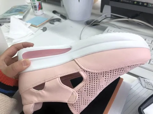 Vista 3 de AIERAI Zapatos ortopédicos para mujer zapatos planos de malla transpirable informales punta redonda tacón grueso zapatos casuales