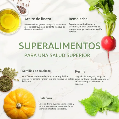 Vista 5 de Herz Alimento para perros secado al aire, proteína de un solo animal