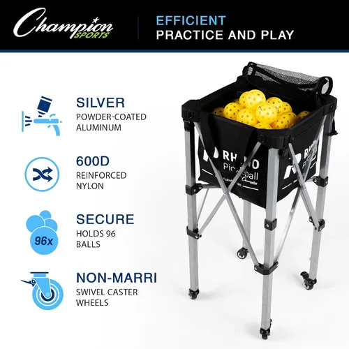 Vista 3 de Champion Sports Carrito de pickleball