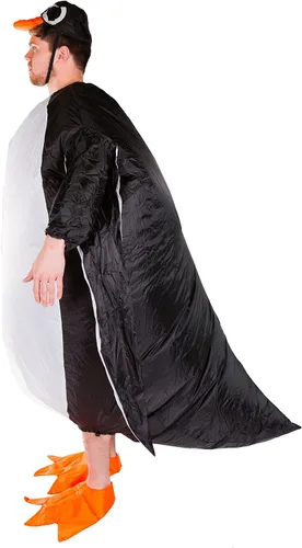 Vista 2 de Bodysocks - Disfraz inflable de pingüino para adultos