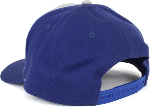 Vista 3 de Gorra de sarga china New Holland Royal Blue & Grey, Azul