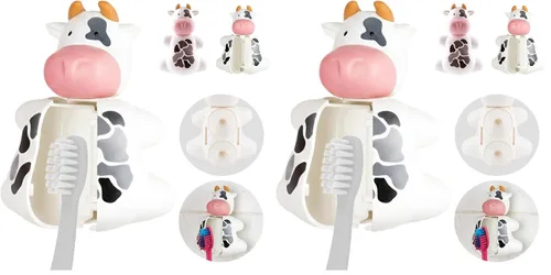 Vista 7 de Soporte de cepillos de dientes Flipper Animal World, Vaca