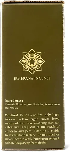 Vista 7 de Jembrana Incense Conos - Mezcla de 6 aromas (60 conos en total) - Loto, Gardenia, sándalo, espíritu curativo, atención plena y diosa floral