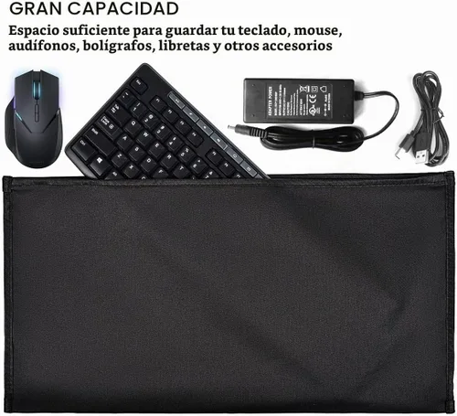 Vista 4 de Funda antipolvo para teclado universal de computadora, funda de PC para teclados mecánicos de juegos de tamaño completo, teclados de 108 teclas