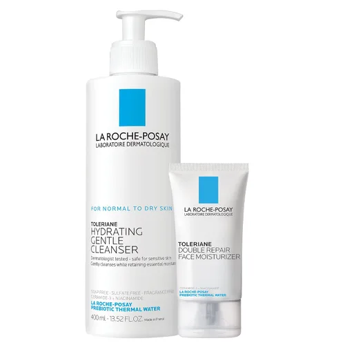 Vista 9 de La Roche-Posay Toleriane - Limpiador facial suave e hidratante, limpiador facial hidratante con niacinamida + ceramidas, lavado facial diario