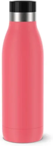 Vista 12 de TEFAL BLUDROP Botella de agua reutilizable, botella de acero inoxidable reutilizable, bebidas frías y calientes, apta para lavavajillas, a prueba