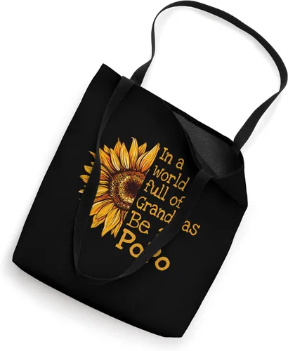 Vista 2 de In A World Of Grandmas Be a PoPo China Grandma Tote Bag